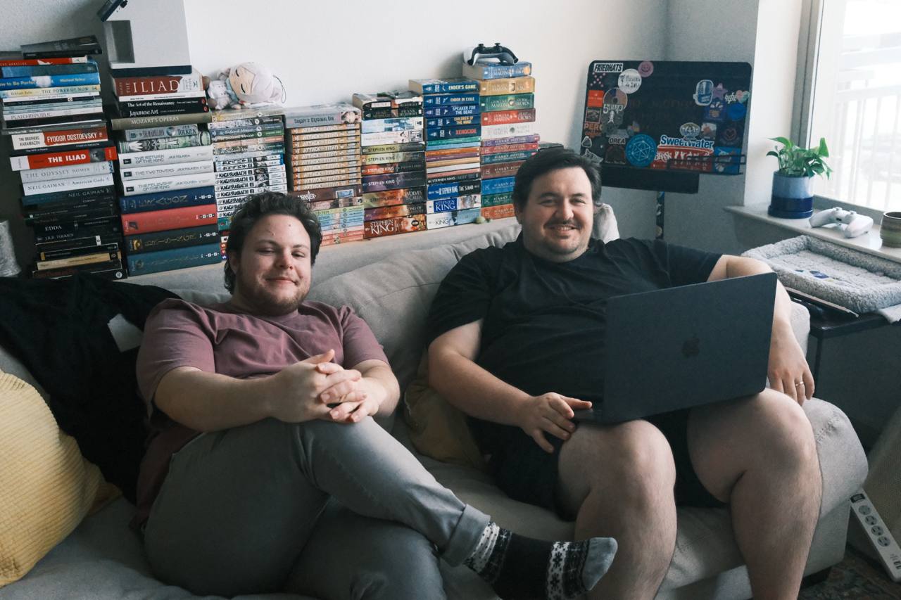 Charley and Daniel, founders of Lucid Coffee Studio